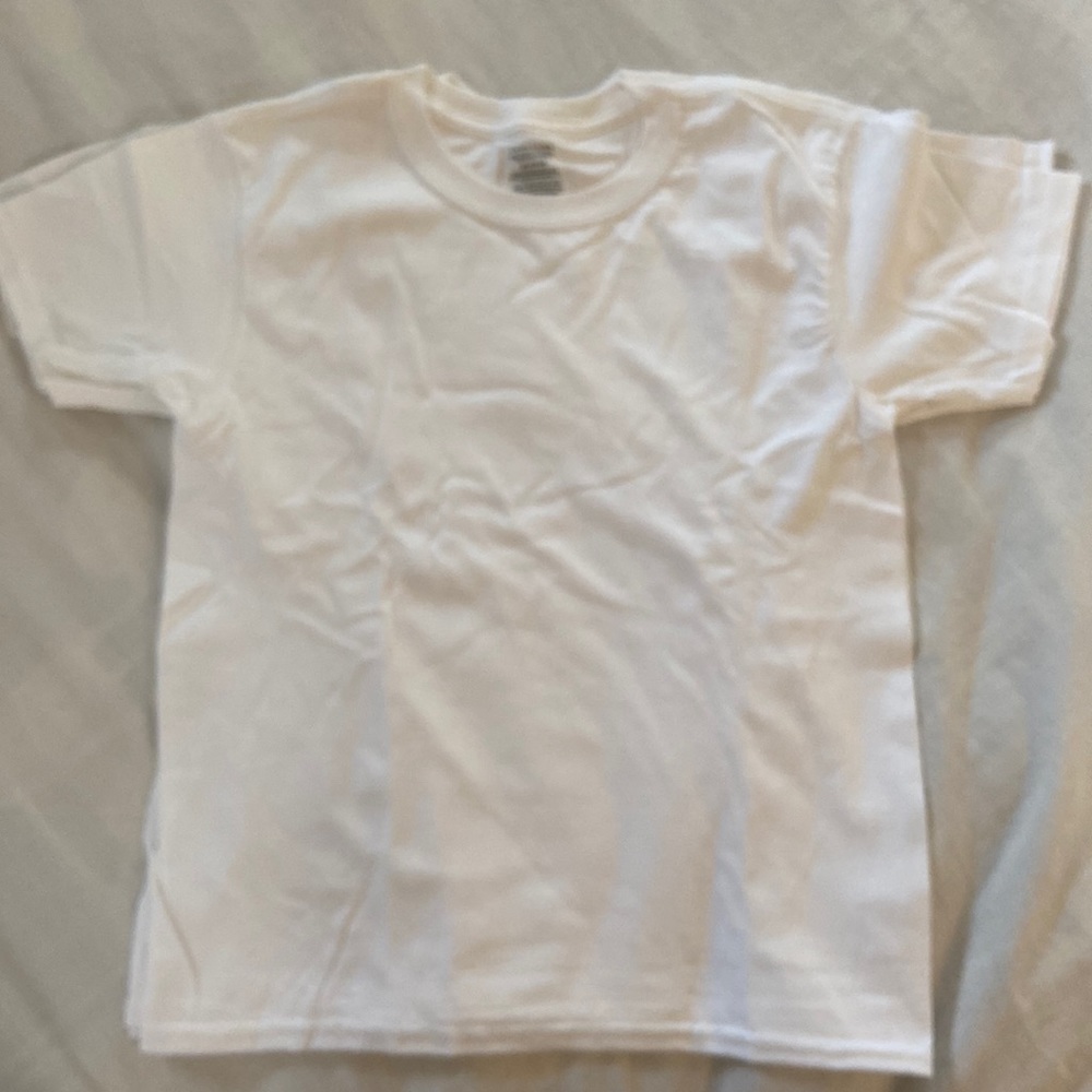 Boys 10-12 plain white t shirt